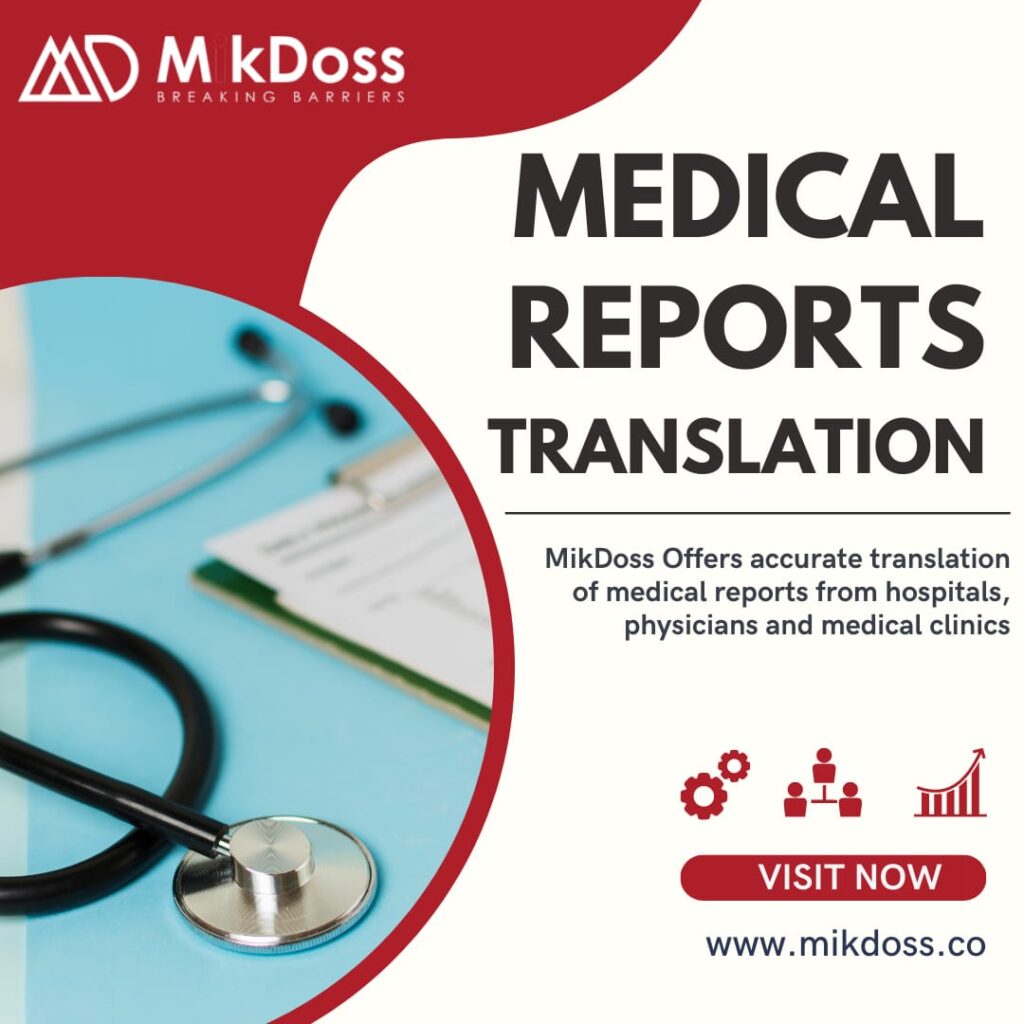 Medical Report Translation in UAE