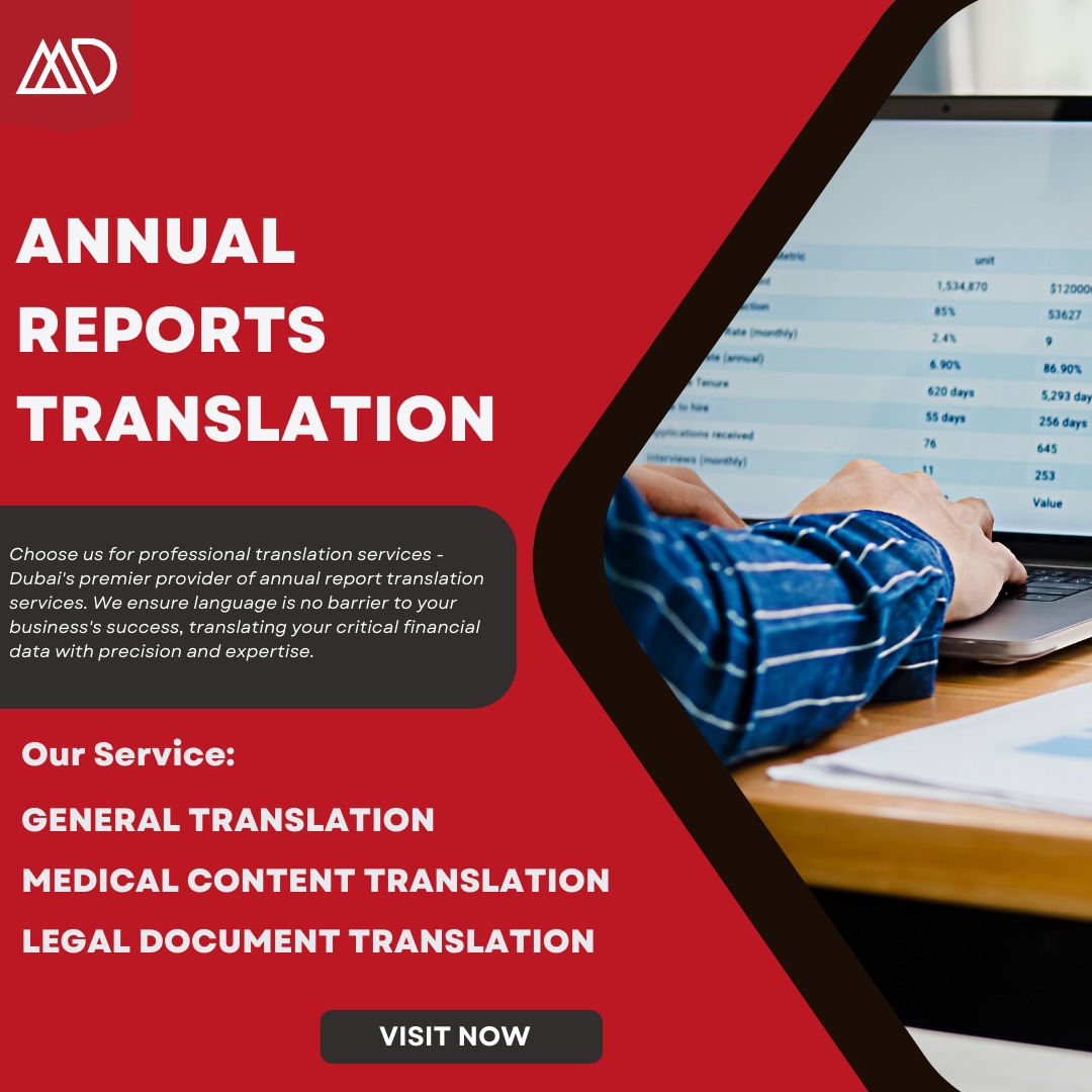 Annual Report Translation Services