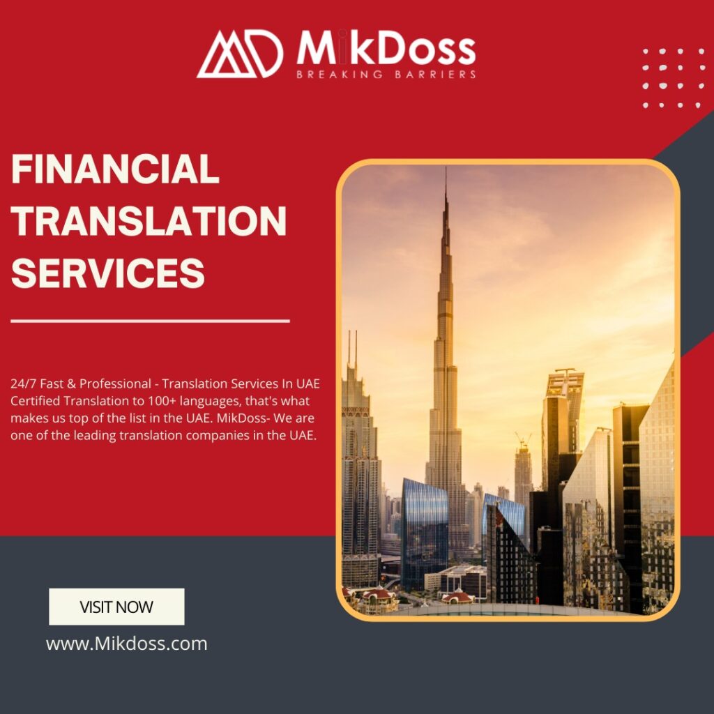 Break language barriers and let your financial statements speak volumes globally with our translation services in the UK.